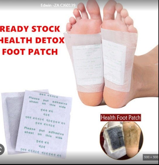 Used detox patch showing absorbed toxins – real results