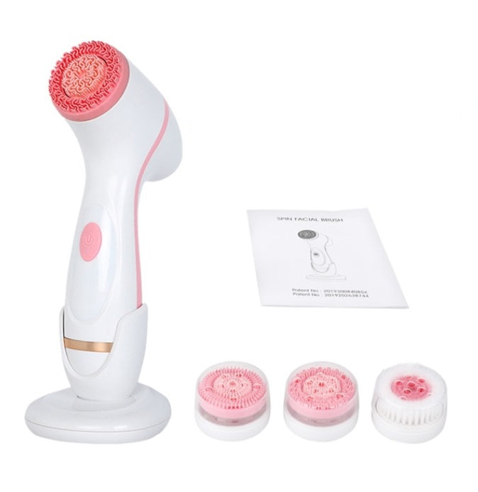 Silicone Facial Cleanser – Deep Pore Cleaning & Gentle Exfoliating Brush for Clear, Glowing Skin