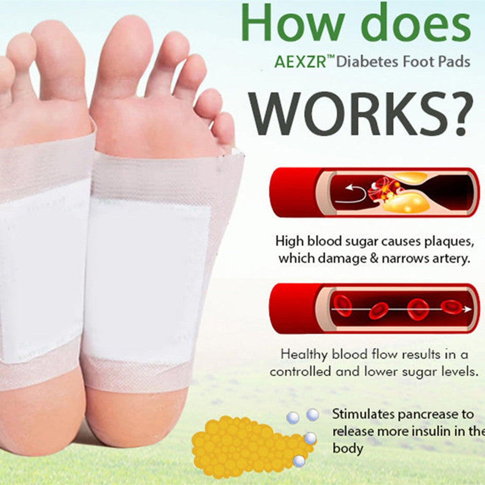 Detox Foot Patch product packaging – herbal cleansing foot pads