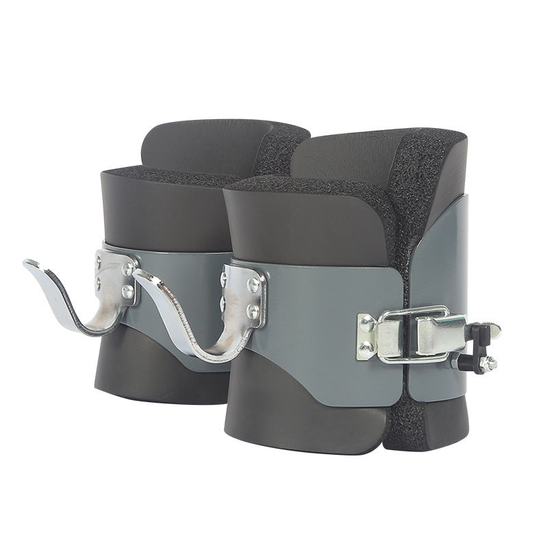 Heavy-duty steel hook inversion boots for home fitness