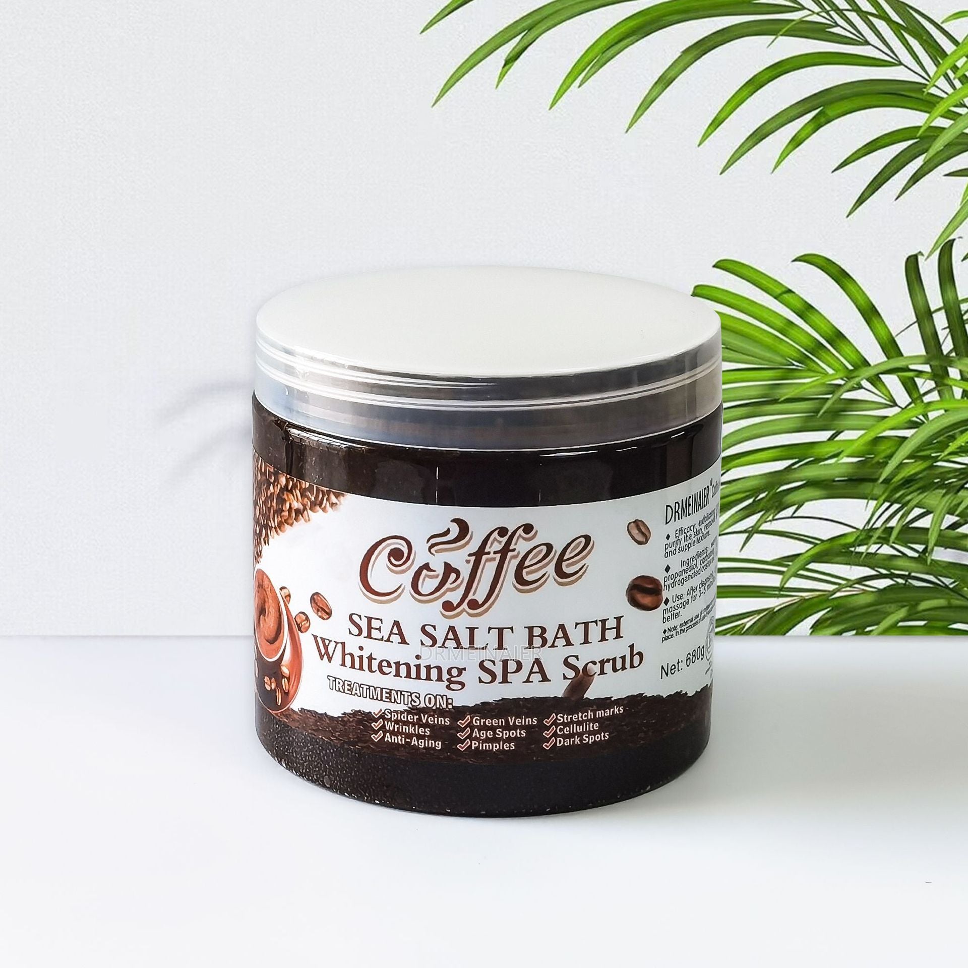 Coffee Bubble Scrub Bath Salts – Deep Exfoliating Chicken Skin Peel & Moisturizing Body Treatment