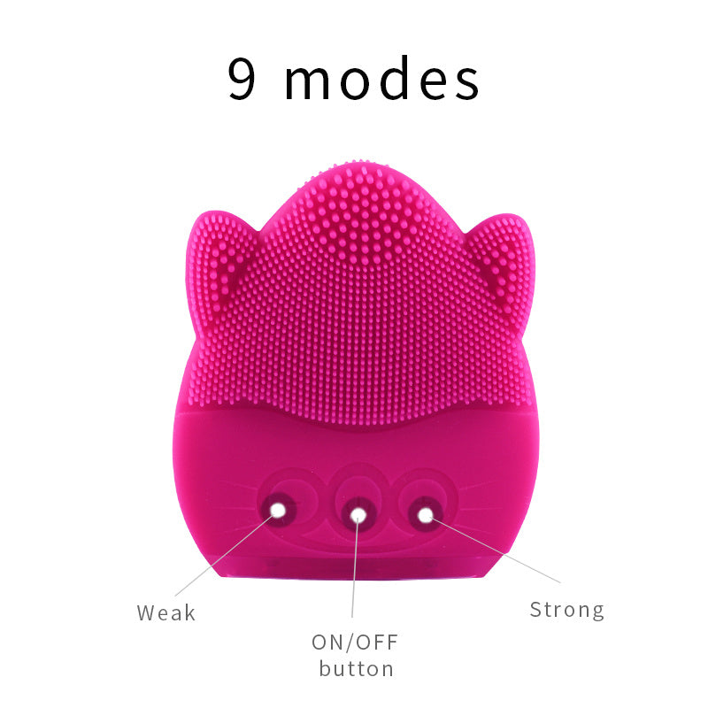 Electric facial cleanser